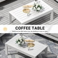 thumbnail image 6 of ECOPATIO Aluminum Patio Furniture Set, 9 Pcs Metal Modern Outdoor Sofa Sets, Outdoor Sectional Patio Conversation Set with Coffee Table for Backyard, Poolside, White (Included Waterproof Covers), 6 of 9