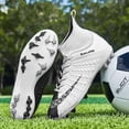 thumbnail image 4 of Zapatillas de fútbol profesionales para Hombre, zapatos de fútbol para entrenamiento, tacos para partido al aire libre, hierba para adultos, ligeros de alta calidad, 4 of 5