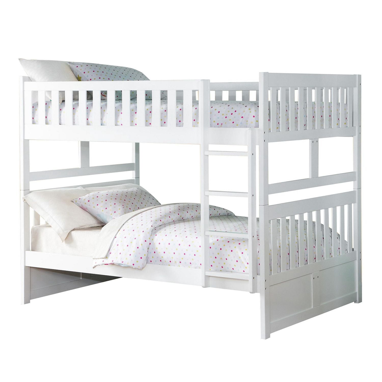 Topline Home Furnishings White Full over Full Bunk Bed - Walmart.ca