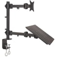 thumbnail image 1 of TygerClaw Support de Bureau pour Moniteur à Bras Unique avec Support pour Ordinateur Portable, 1 of 1