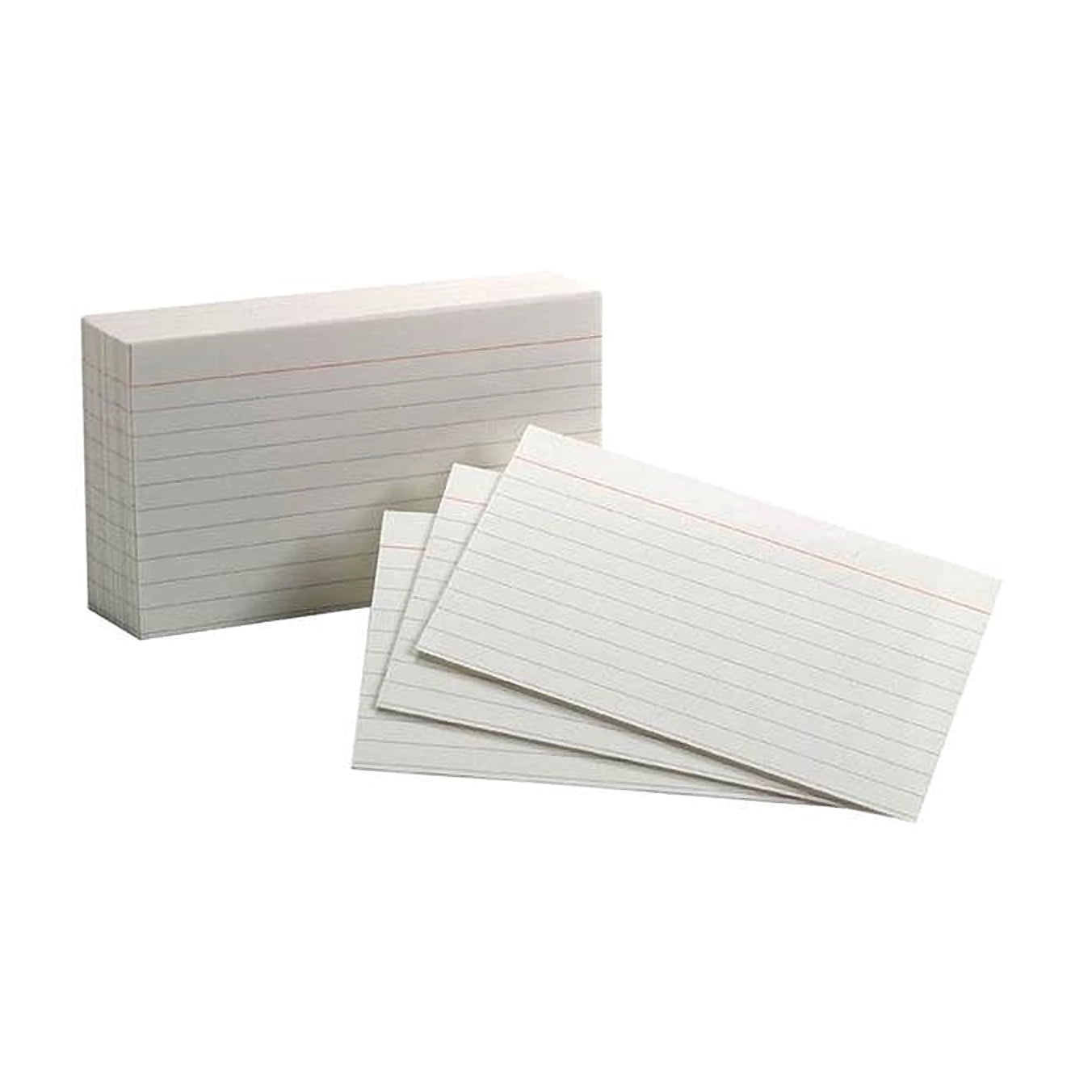 Oxford Index Cards, 3" x 5", Ruled, 100 Per Pack, 12 Packs