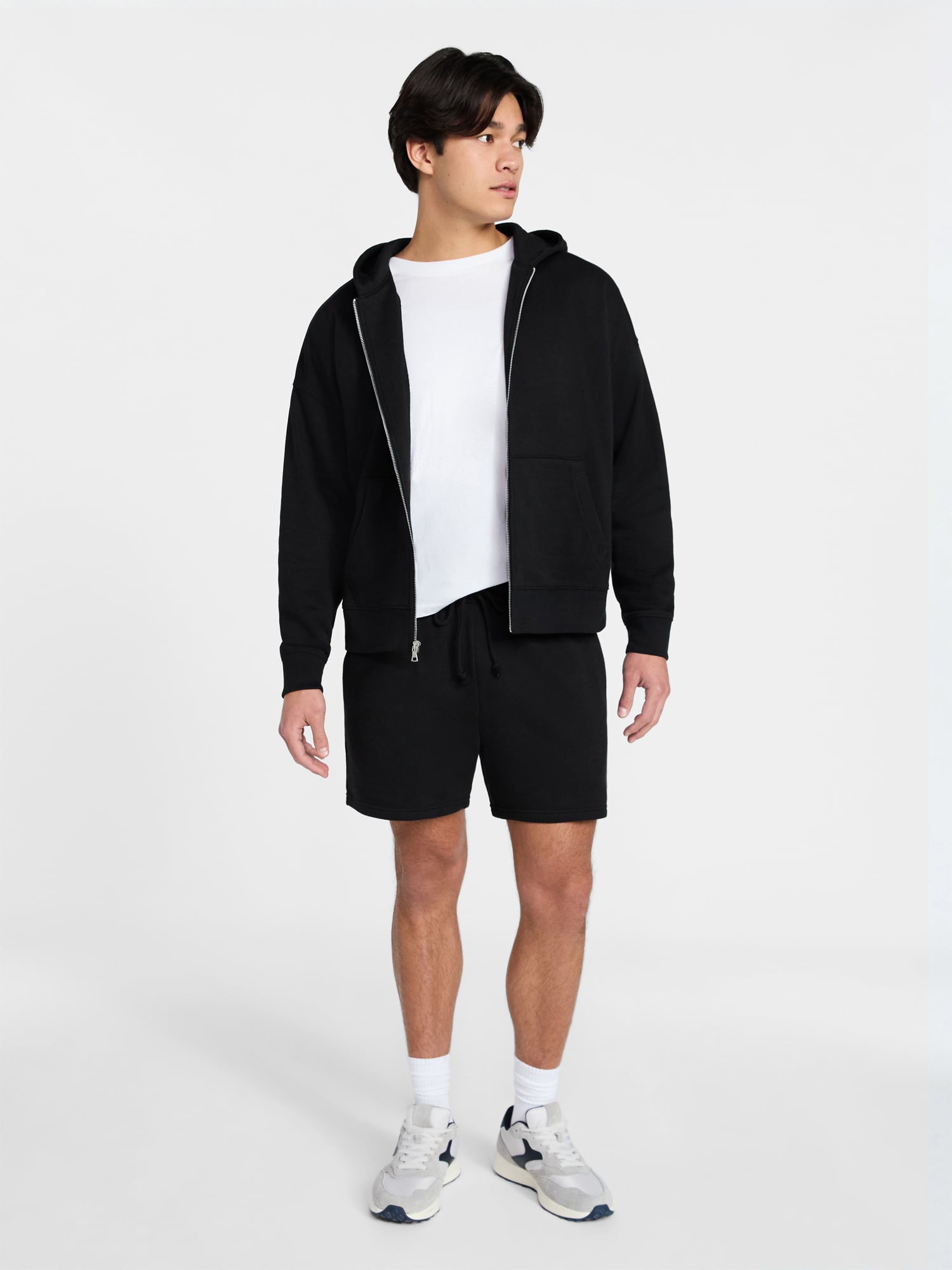 No Boundaries Men's Soft Fleece Zip-Up Hoodie photo 3