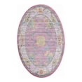 thumbnail image 3 of Unique Loom Paragon Collection Area Rug - Daneker (5' 5" x 8' Oval Pink/Ivory), 3 of 9