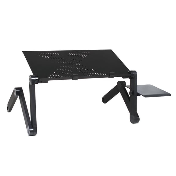 Ktaxon 360° Adjustable Folding Laptop Notebook Desk   Cooling Fan Table Stand Bed Tray