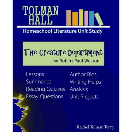 The Creature Department by Robert Paul Weston: A Homeschool Literature Unit Study -