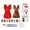A, variant on 2026 Christmas Home Party Decoration DIY Christmas Paint Kit Reusable With 8 Acrylic Paints Christmas Celebration Party Supplies