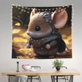 thumbnail image 2 of Honeii Cute Big-Eared Mouse print Tapestry for Bedroom, Tapestry Wall Tapestry Aesthetic, Room Decor Classroom Tapestries for Living Room Dorm Room 51" X 60", 2 of 6