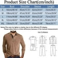 thumbnail image 2 of Caqnni Mens Fashion Casual Front Placket Basic Long Sleeve Henley T-Shirts (Dark Gray,XXL), 2 of 6