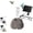 Gray, variant on Realistic Granite Rock Solar Bird Bath Fountain,Realistic Granite Rock Bubbler for Bird Bath,Bubbling Rock Fountain Kit with Solar Panel, for Outdoor Garden, Patio and Ponds