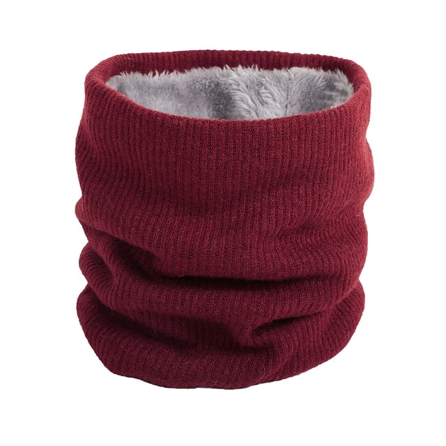 Bufanda de cuello de esquí de invierno, bufanda de tubo de polar, bufanda de anillo