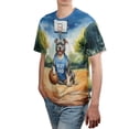 thumbnail image 4 of Happy Father's Day Pitbull Playing Basketball with Best Dad Jersey All Over Print 3D Shirt Unisex Merch Terrier Dog Lover - 13006, 4 of 6