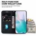 thumbnail image 3 of Case for Motorola Moto G 5G 2022 Wallet Case Holder Cover Card Pocket Embossed Cute Tiger Flip Folio, 3 of 5