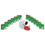 Scotch Magic Tape Designer Dispenser Value Pack, C31 Dog, 3/4" x 1000", 12 Rolls/Pack