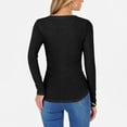 thumbnail image 4 of Perfectbot Womens V Neck Ribbed Knit Sweaters Slim Fit Soft Comfy Fall Tops Pullover Winter Warm Base Layer Shirt, 4 of 4
