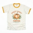 thumbnail image 6 of Harvest Market Pumpkins Local Organic - Women's Ringer Graphic T-Shirt, 6 of 9