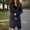 Navy, variant on DuoJiaJ Hooded Long Cardigan Sweater Coat Stylish Knitted Pullover With Pattern For Autumn And Winter Fashion Women's Lightweight Sweater Black L