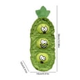 thumbnail image 2 of Interactive Squeaky Dog Toy Hide And Seek Plush Puppy Toy Pod (Green/Blue), 2 of 5