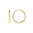 thumbnail image 1 of 10k Yellow Gold Polished Endless Hoop Earrings (5/8 inch Diameter), 1 of 2