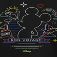 thumbnail image 3 of Disney - Mickey Mouse - Cruise Time - Bon Voyage - Youth Long Sleeve Graphic T-Shirt, 3 of 5