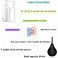 thumbnail image 5 of Vaginal Douche Enema Cleaner 300ml Reusable Manual Pressure Anal Vaginal Cleaning System Portable Kit with 3 Nozzles, 5 of 8