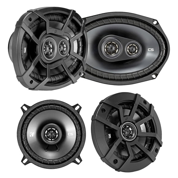 Paquete de altavoces KICKER CS 6x9 y CS 5.25 para Dodge Ram 1994-2011