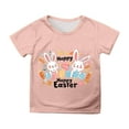 thumbnail image 4 of Boys T Shirts Boys Easter Shirt Crewneck Short Sleeve Cute Bunny Print Cute Cartoon Printed Tee Teen Boy Shirt for Teen Boys 12-13 Years, 4 of 4