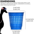 thumbnail image 3 of 120 Pack USA Patriotic Star Plastic 2oz Shot Cups – Red White & Blue Mini Party Cups w/Stars – 4th of July, Memorial Day, Labor Day, BBQs, Tailgates, & American-Themed Celebrations, 3 of 7