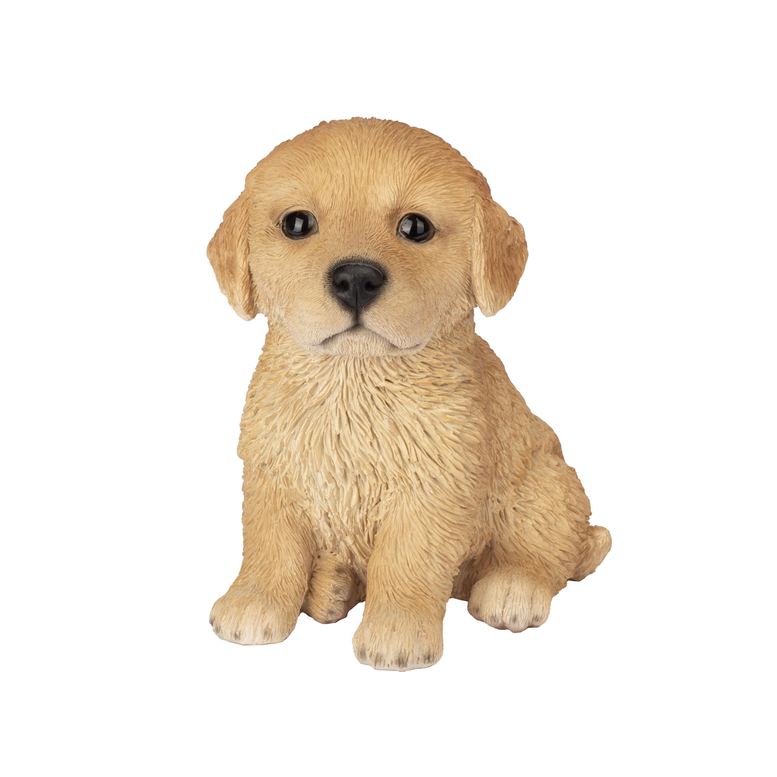 SOREAL Brown Golden Retriever Decorative Puppy Figurine for Home & Garden Décor, Handpainted Polyresin Dog Statue, Realistic Design | Gift for Dog Lovers | Weather-Resistant Indoor/Outdoor Decor