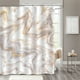 thumbnail image 5 of Moyic Cortina de ducha extra gruesa impermeable y a prueba de moho para baño higiénico artesanía exquisita textura fina no pasante Juegos de accesorios de baño YL007-7, 180 cm * 200 cm 180 cm * 200 cm, 5 of 6