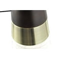 thumbnail image 3 of NOVA of California Sunset Contemporary Table Lamp, Japanese Lantern Zen Design, On/Off Switch, for Living Room, Side Tables and Nightstands, Matte Black and Weathered Brass, 3 of 7