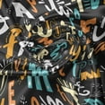 thumbnail image 5 of Ambesonne Alphabet Valance Pack of 2, Modern Letters Fun Pattern, 54"X12", Dark Taupe Multicolor, 5 of 5
