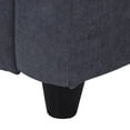 thumbnail image 7 of HONBAY Convertible Sectional Sofa Couch, L-Shaped Couch with Modern Linen Fabric for Small Space Dark Grey, 7 of 7
