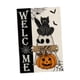 thumbnail image 3 of Bandera de jardín de Halloween, pancarta de doble cara, decoración de Halloween, bandera de lino para el hogar Gato negro, 3 of 9