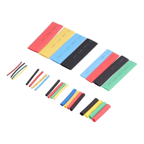 Kit De Funda De Tubo Termorretráctil, 164 Piezas Kit Surtido De Envoltura De Alambre Eléctrico Poliolefina Relación De Contracción 2:1 Para Mantenimiento Diario Para