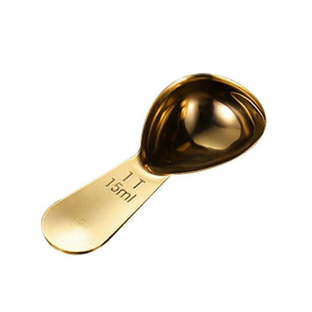 15/30ML Coffee Measuring Spoon 304 Stainless Steel Precise Scale Short Handle Food Grade Milk Powder