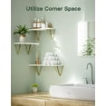 thumbnail image 2 of AMERIERGO 3 Packs Floating Shelves Wall Mounted Shelves for Bedroom, Living Room, Bathroom, Kitchen, 2 of 7
