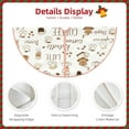 thumbnail image 5 of Bingfone Christmas Tree Skirt Mat Christmas Decoration Interior 30"-Coffee, 5 of 8