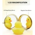thumbnail image 4 of 2 Pack Metal Shell Compact Face Mirror, 2.5" Double-Sided 1X/2X Magnifying Purse Pocket Makeup Mirrors Mini Round Mirrors, 4 of 6