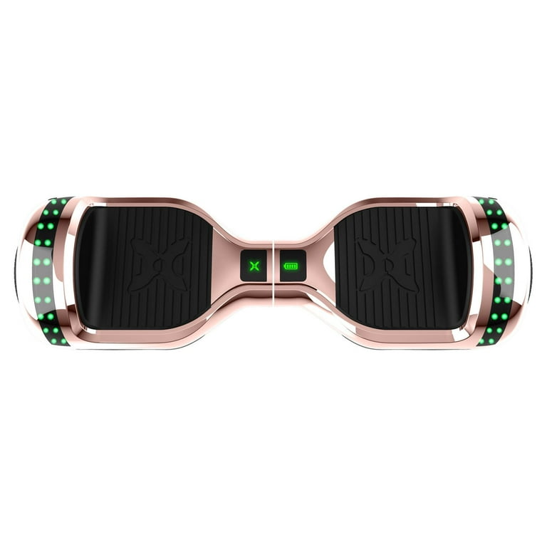 Hover 1 Rose Gold Matrix UL Certified Electric Hoverboard With 6.5 In. Wheels LED Sensor Lights LED Wheel Well Lights Bluetooth Speaker Ideal for