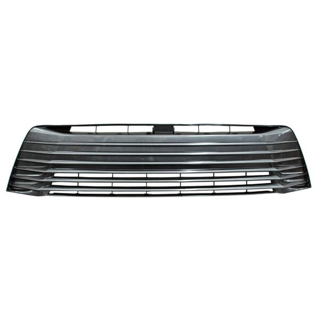 Parrilla de Defensa Central S/Hoyo P/Cámara Gris para Toyota Sienna 2018 A 2019 Generica