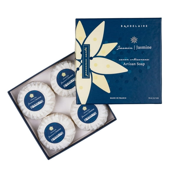 Provence Sante Jasmine Soap, Gift Box of 4 Bar, 2.70-Ounce