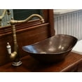 thumbnail image 4 of SimplyCopper 17" Oval Copper Sleigh Bath Sink Perfect for Barrel Installation, 4 of 4