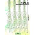 thumbnail image 5 of Viworld 4 Pcs Artificial Vines Moss Plants Faux Greenery for Potted Plants, Realistic Spanish Moss Hanging Plants for Wall Art Porch Garden Home Decor, 5 of 7