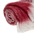 thumbnail image 3 of Nassau Collection Rectangular Handloom Throw Blanket - 52” x 67” - Red and White, 3 of 4