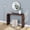 Hazelnut, variant on Arcata Console Table (46in / 1160mm), Cerused White