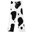 thumbnail image 3 of Cow Print Pajama Pants Loose Pajamas Female Breathable Home Trousers Leisure Sleeping Pants Large Size, 3 of 6