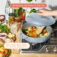 thumbnail image 3 of Beautiful All-in-One 4 QT Hero Pan with Steam Insert, 3 Pc Set, Cornflower Blue by Drew Barrymore, 3 of 12