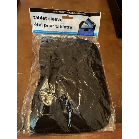 YANI- Greenbrier Padded Tablet Sleeve Fit Up To An 8" Screen, Black New