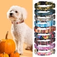 thumbnail image 2 of Stylish Floral Pattern Pet Collar – Adjustable Tear-Resistant Dog Neck Strap, 2 of 8