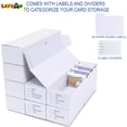 thumbnail image 4 of Caja de almacenamiento de tarjetas coleccionables Leyzan, paquete de 8 unidades, cartón de 1000 unidades, 4 of 7